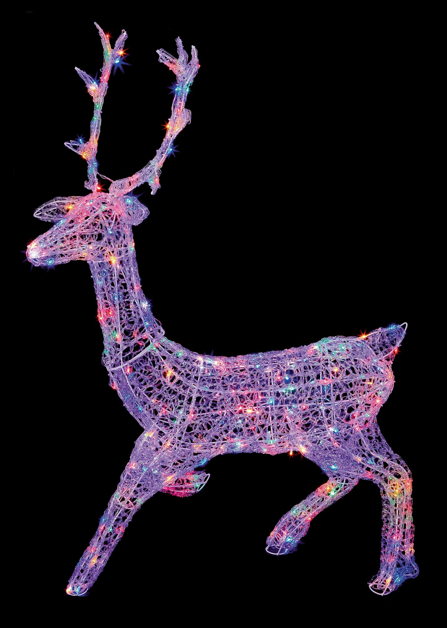 Christmas  -  LED Flashing Christmas Stag Display  -  50154182