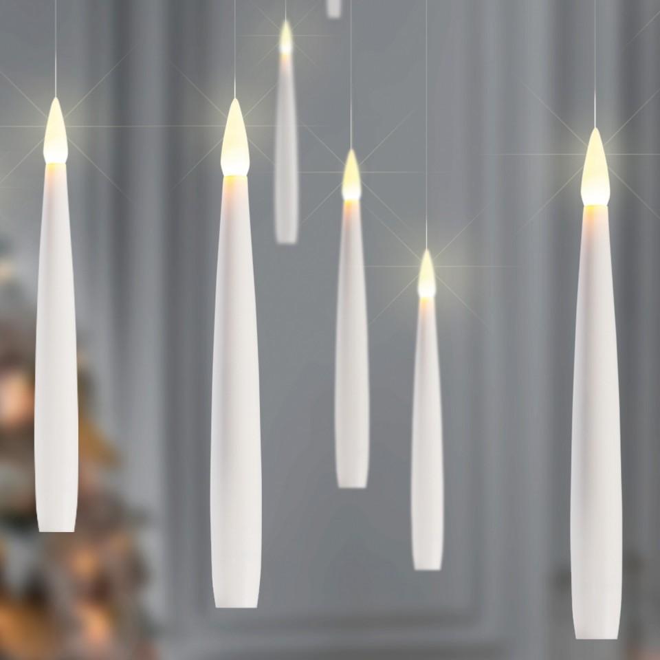 Christmas  -  Remote Controlled Floating Candles - Set of 10  -  60001072