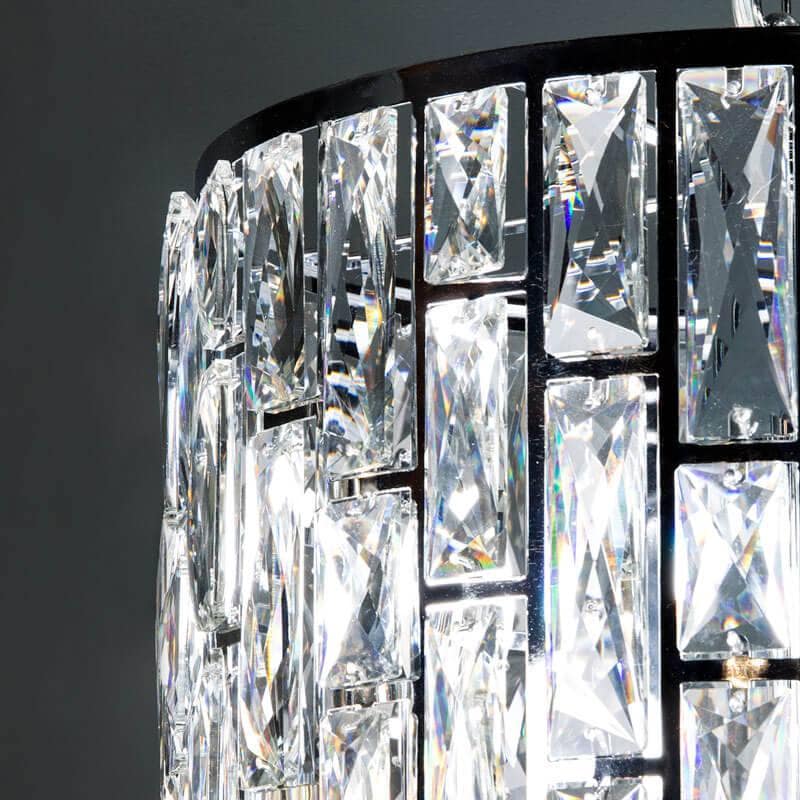 Lights  -  Prism Crystal 3 Light Pendant Chrome  -  60003453