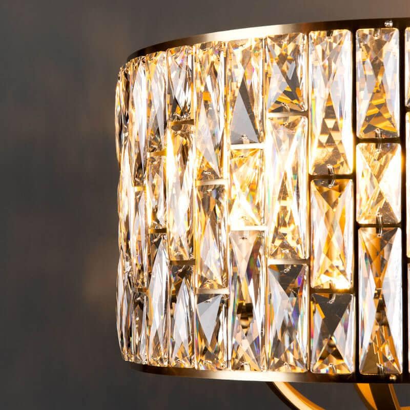 Lights  -  Prism Crystal 8 Light Gold Pendant  -  60003450