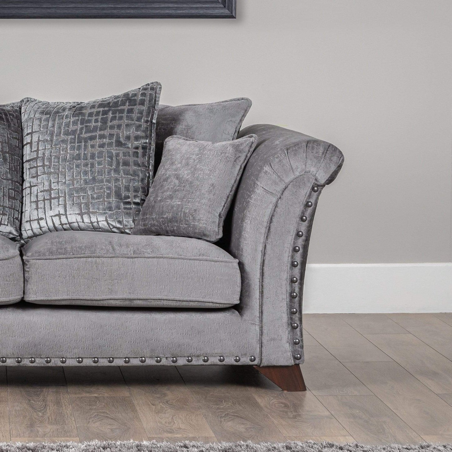 Furniture  -  Provence Grey 2 Seat Sofa  -  50152011