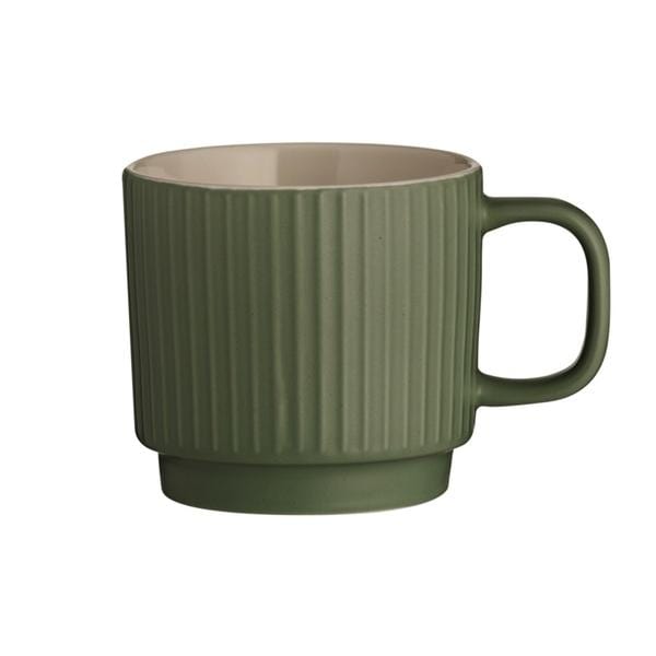 Kitchenware  -  Mason Cash Embossed Line Green Mug  -  50154089