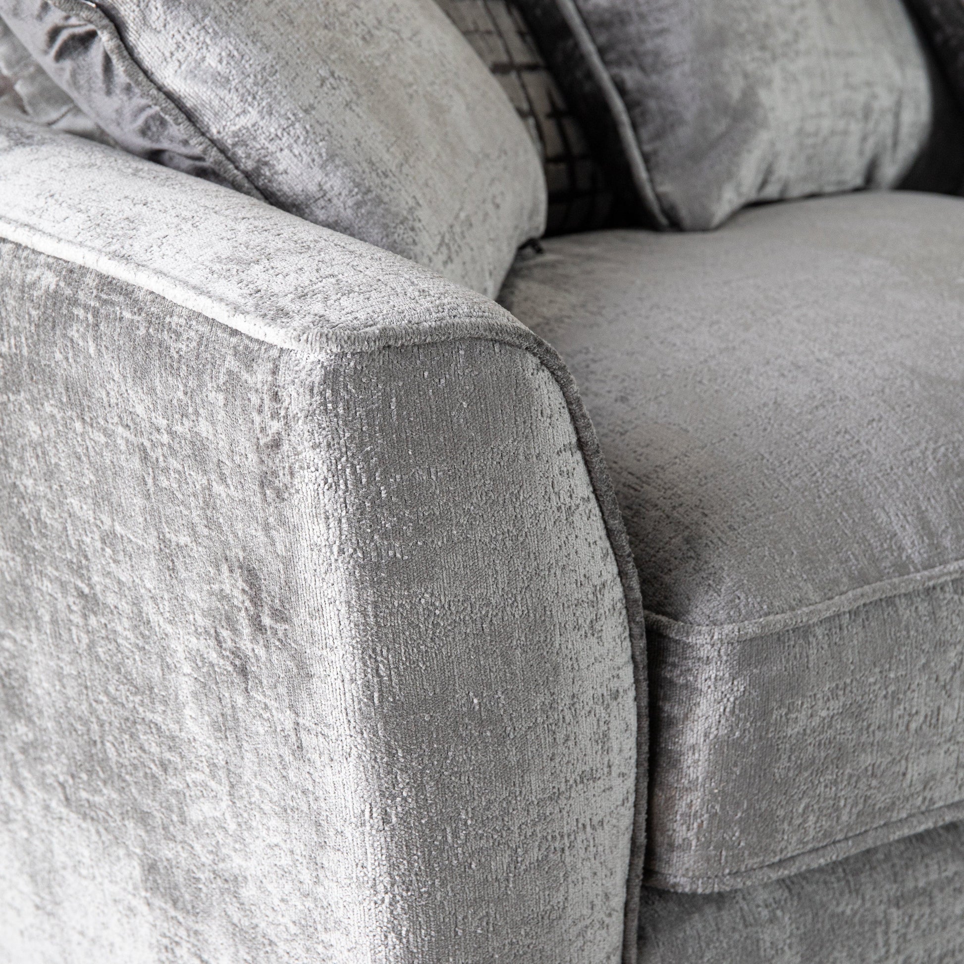 Furniture  -  Rene Chaise Sofa - Grey  - 