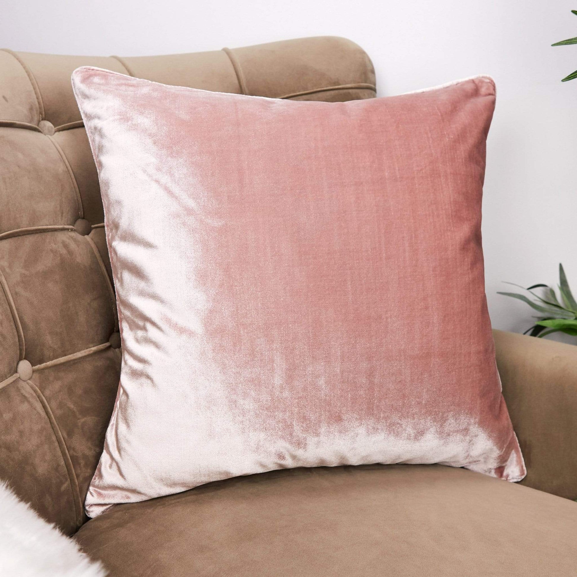 Homeware  -  Riva Home Luxe Velvet Blush Cushion  -  50144065