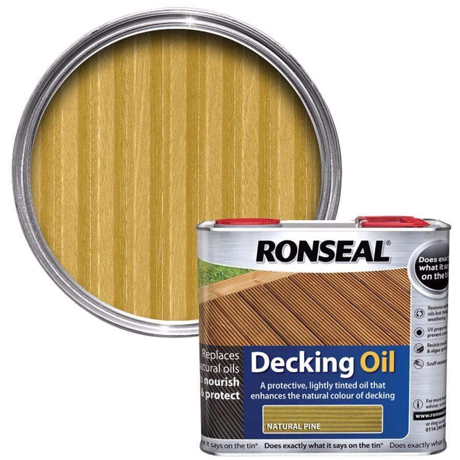 Paint  -  Ronseal Natural Pine Ultimate Decking Oil  -  50105041