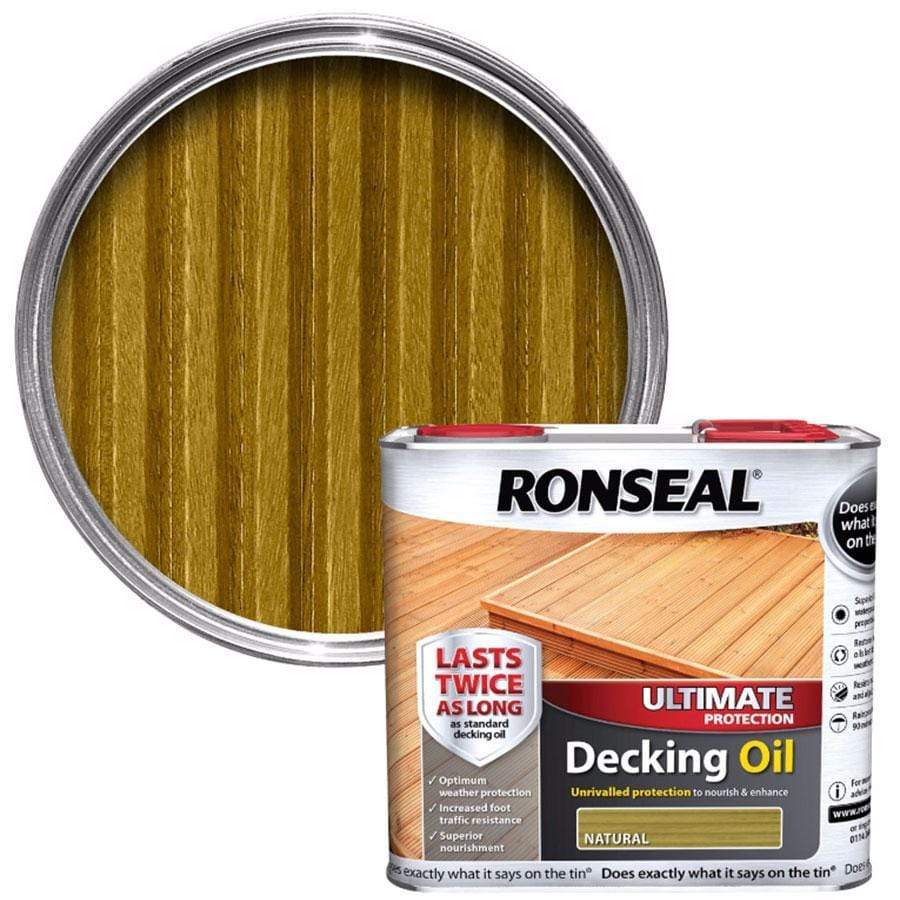 Paint  -  Ronseal Natural Ultimate Decking Oil  - 