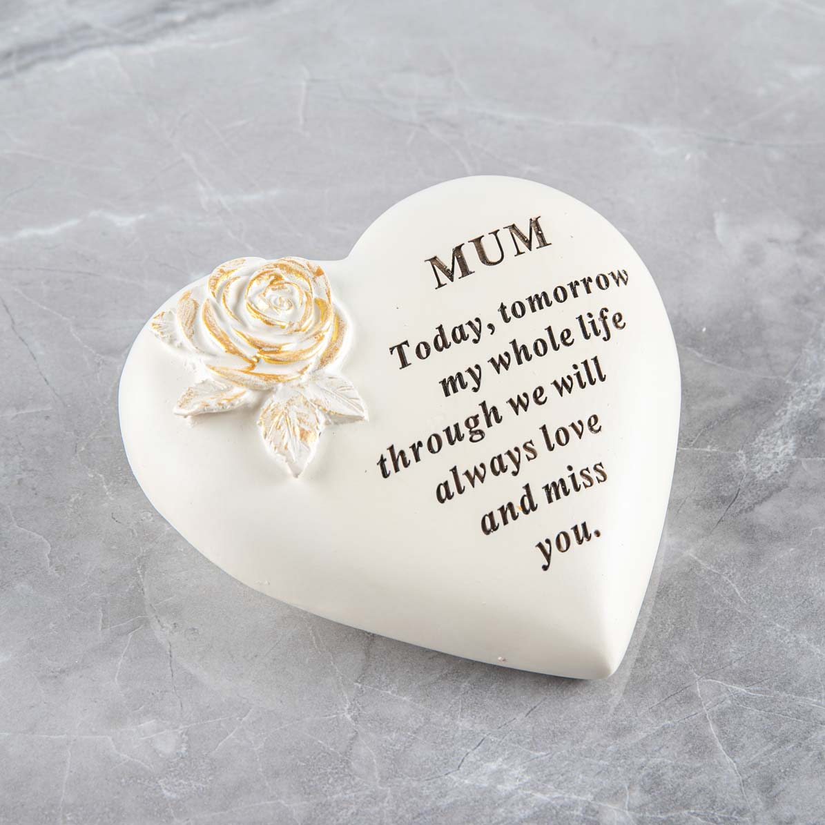 Gardening  -  Rose Heart Memorial Ornament - Mum  -  50155851