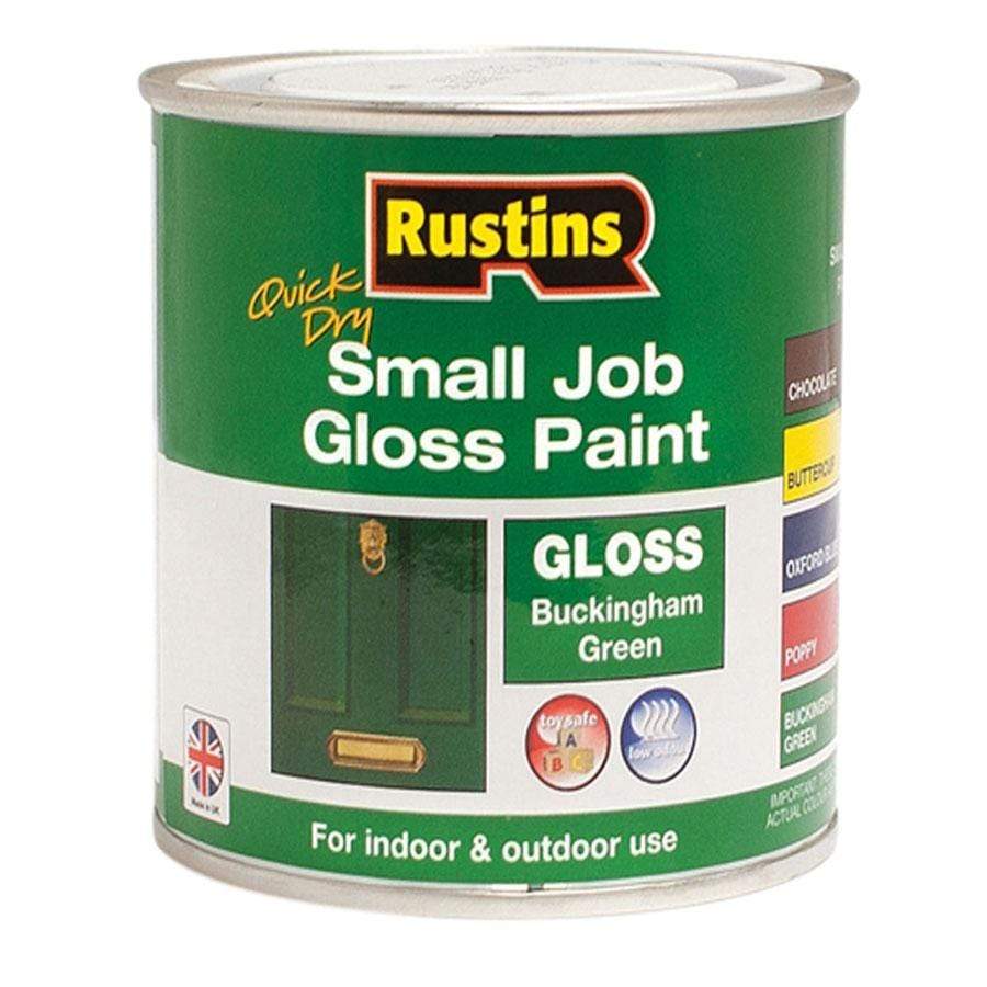 Paint  -  Rustins Quick Dry Small Job Buckingham Green Gloss 250Ml  -  50129318