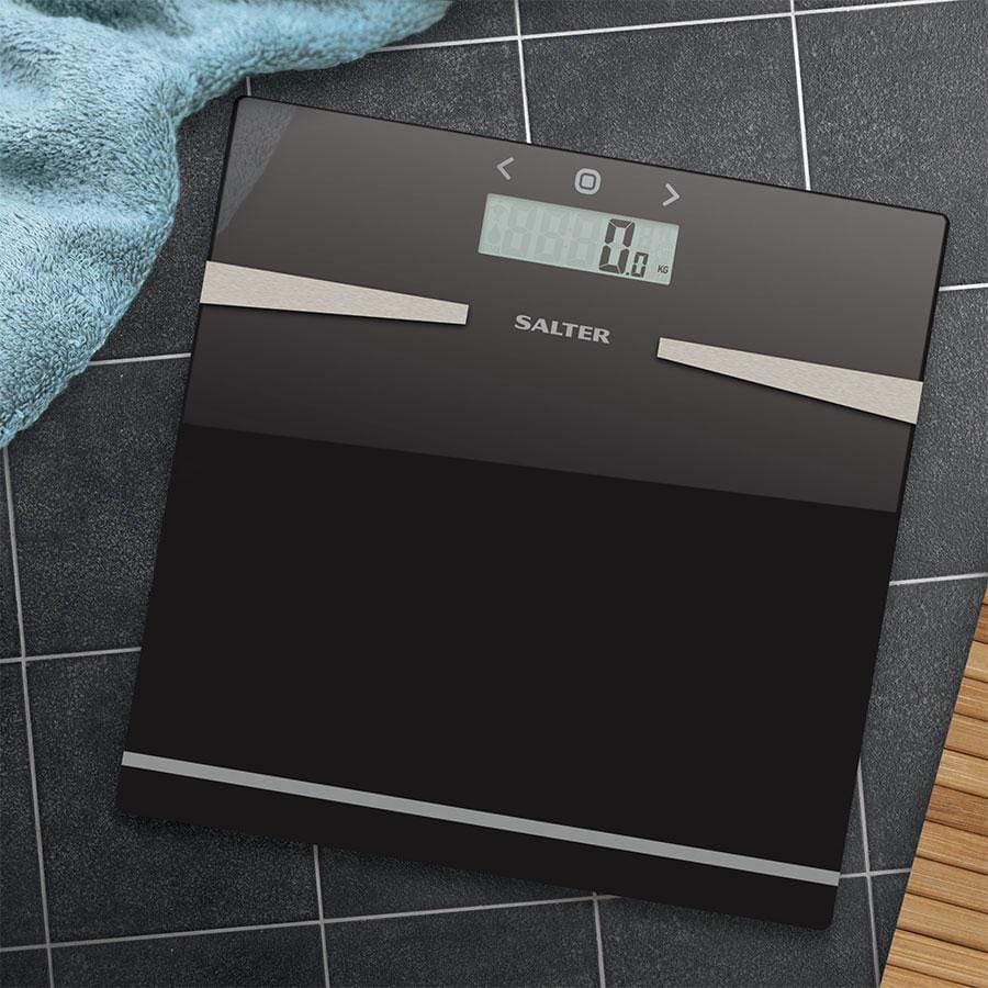 Homeware  -  Salter Glass Body Analyser Bathroom Scale - Black  -  50139314
