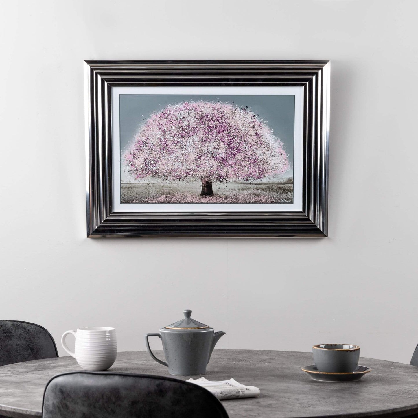 Pictures  -  Shh Blush Blossom Tree Framed Picture 55 X 75  -  50147142
