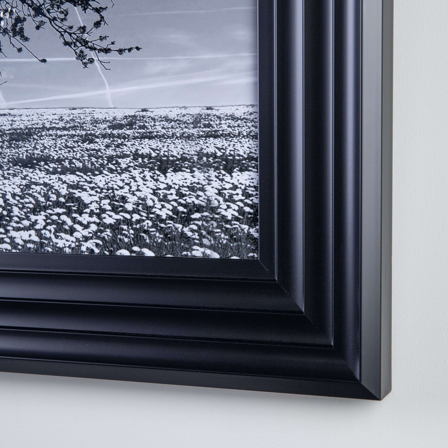 Pictures  -  Cherry Tree Matt Black Framed Picture  -  60003246