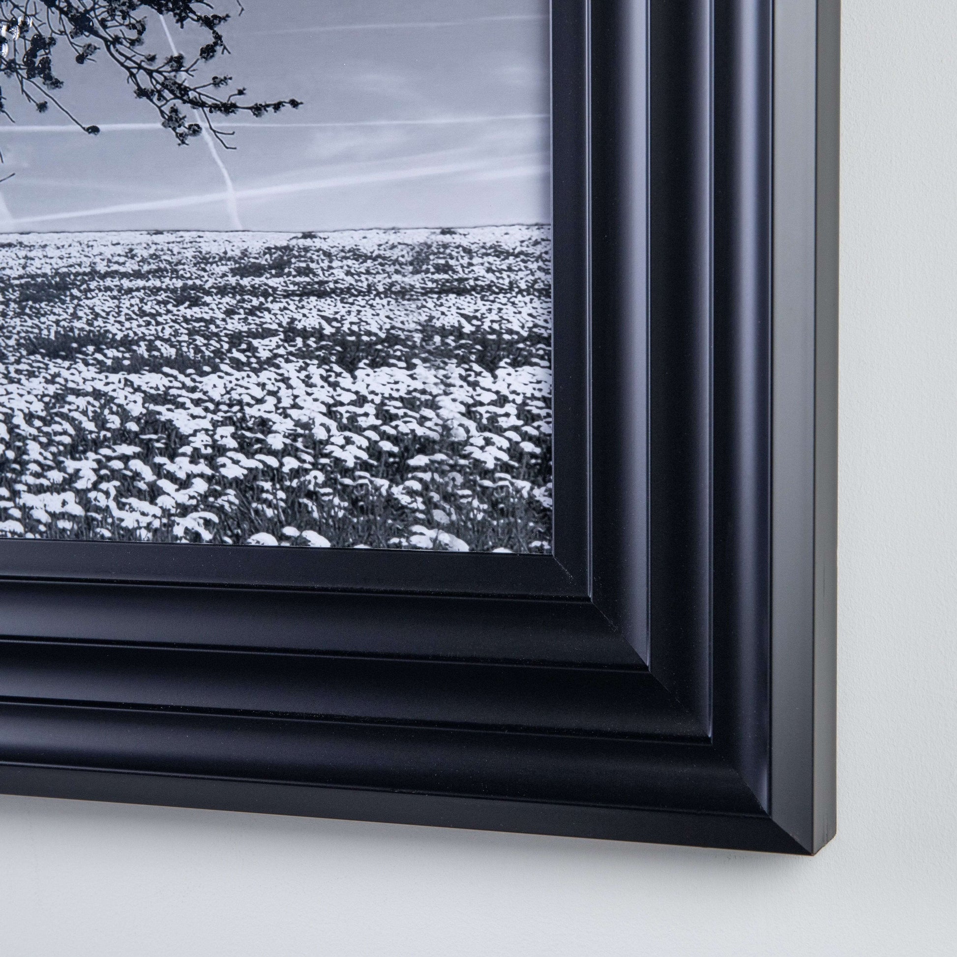 Pictures  -  Cherry Tree Matt Black Framed Picture  -  60003246