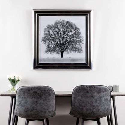 Pictures  -  Shh Chrome Winter Tree Framed Picture 6868  -  50145357