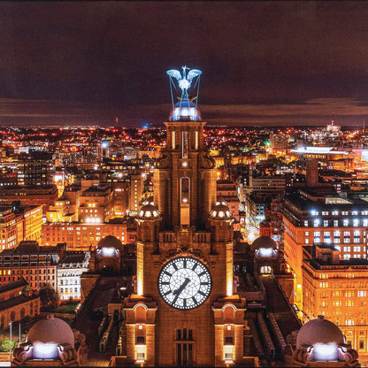 Pictures  -  Shh Liverpool Skyline Framed Picture 114 X 74Cm  -  60003229