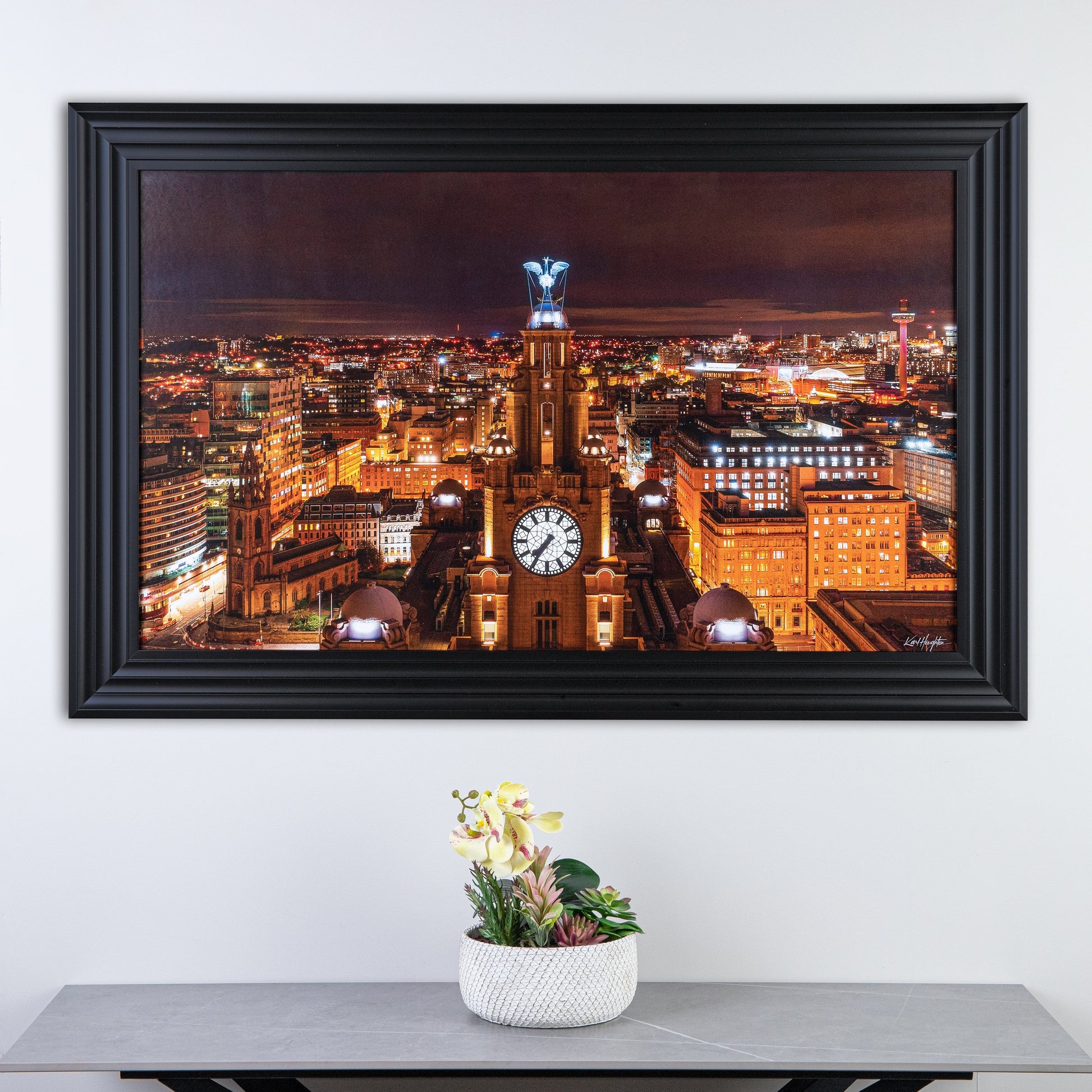 Pictures  -  Shh Liverpool Skyline Framed Picture 114 X 74Cm  -  60003229