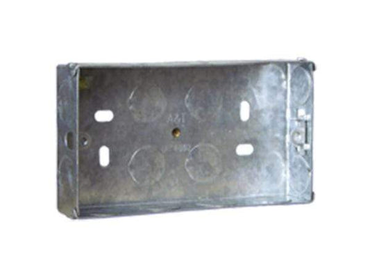 DIY  -  Sparkpak Double 25Mm Metal Box (01089790)  -  01089790