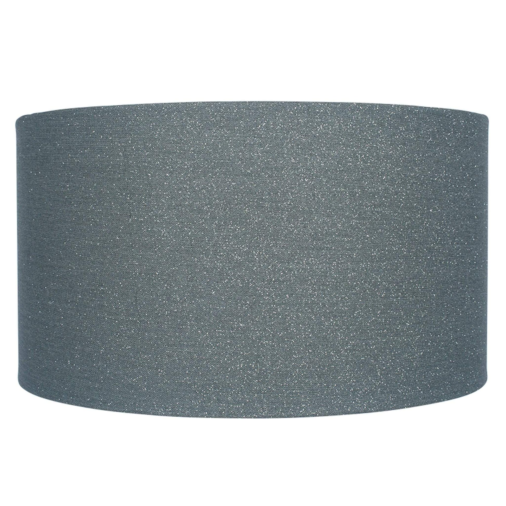 Lights  -  Steel Glitter Cylinder Poly Cotton Shade  -  50150505