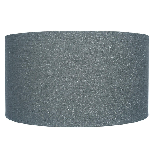 Lights  -  Steel Glitter Cylinder Poly Cotton Shade  -  50150505