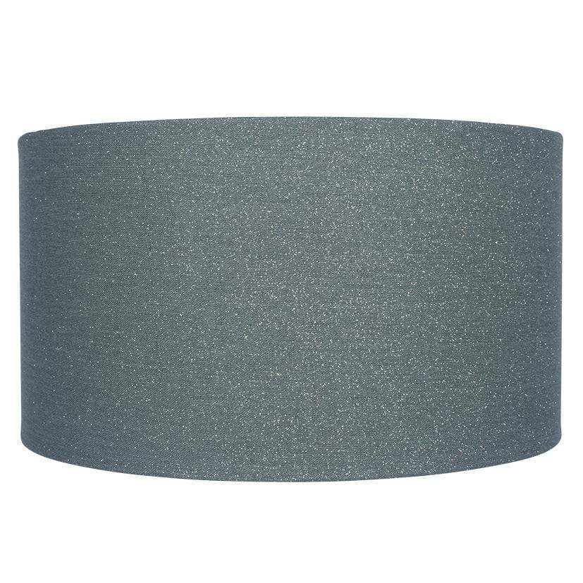 Lights  -  Steel Glitter Cylinder Poly Cotton Shade  -  50150507