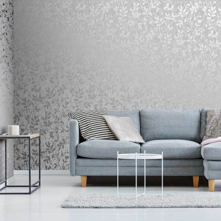 Superfresco Milan Trail Silver Wallpaper 106404 Taskers Online