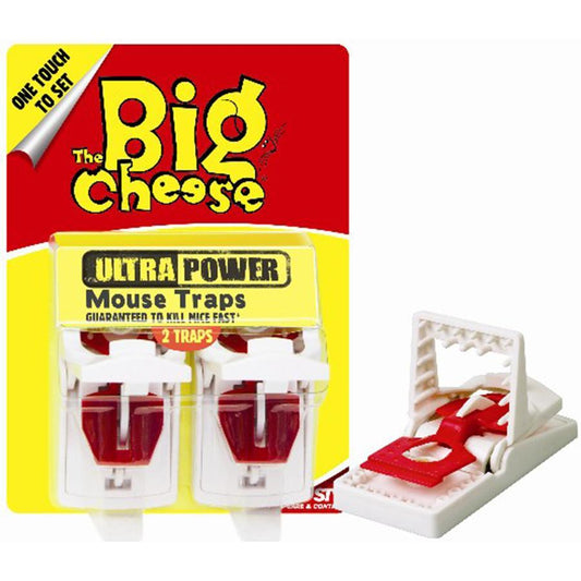 Gardening  -  The Big Cheese Ultra Power Mouse Traps - Twin Pack  -  50134044