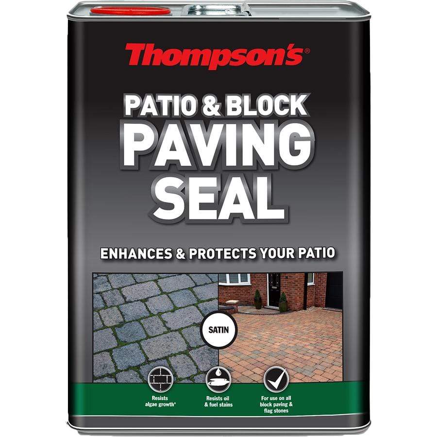 Gardening  -  Thompson'S Patio And Block Paving Seal Natural 5 Litre  -  50129283