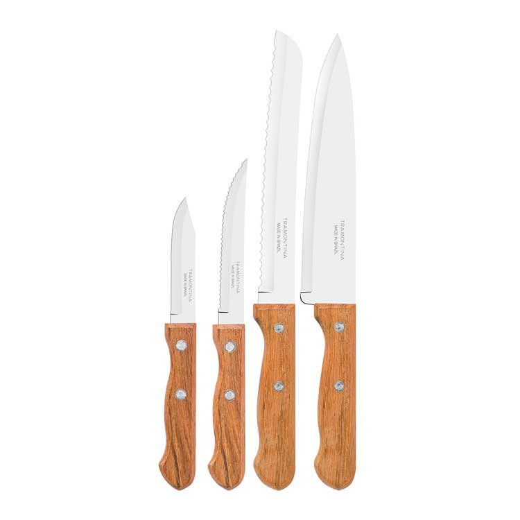 Kitchenware  -  Tramontina Churrasco 4 Piece Knife Set  -  60000867