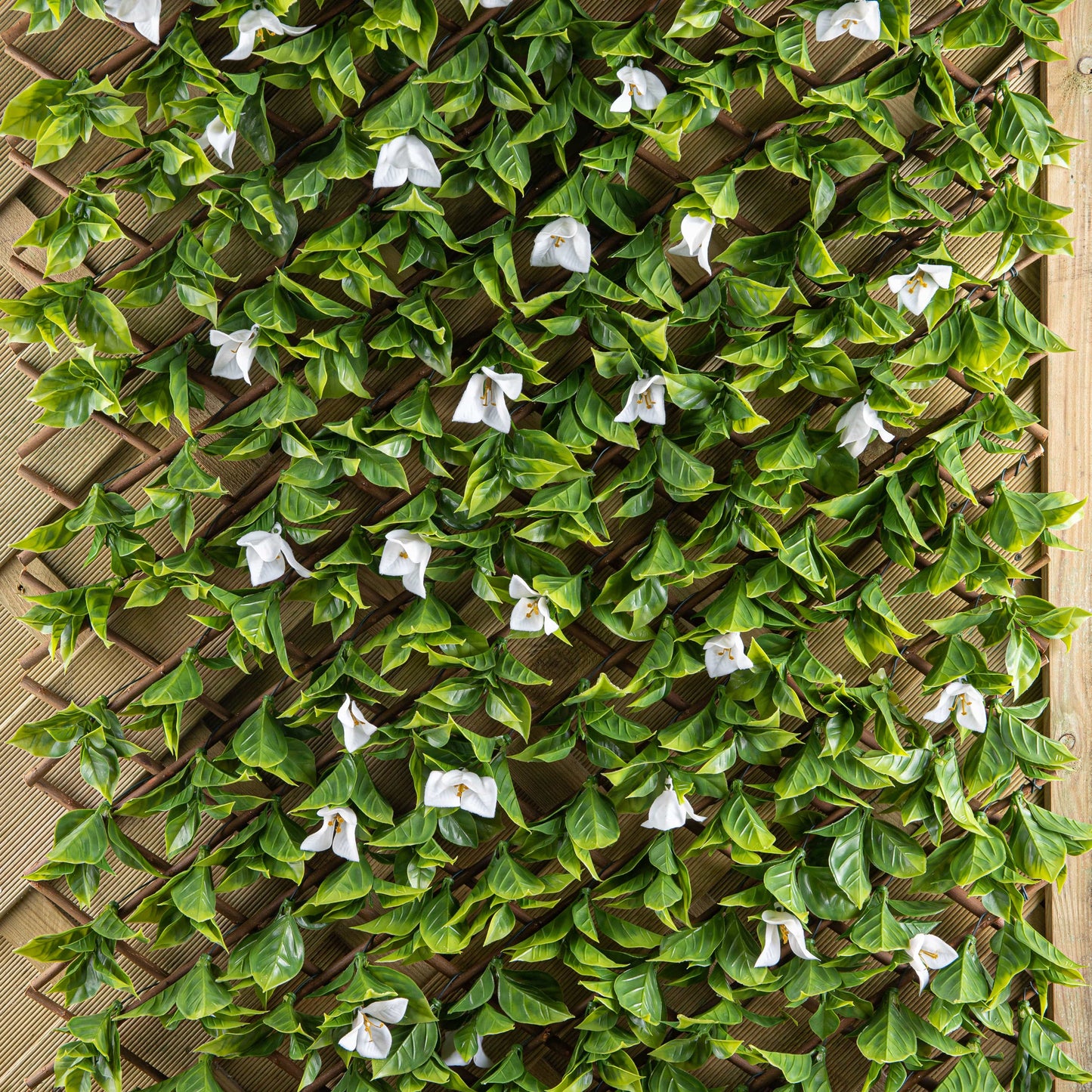 Gardening  -  White Bougainvilla Leaf Trellis 180X60Cm  -  60003645