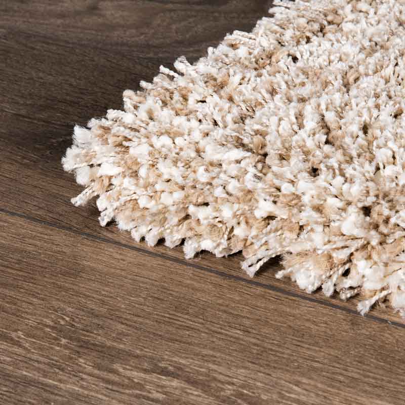 Rugs  -  Twilight White/Linen Shaggy Rug - Multiple Sizes  - 