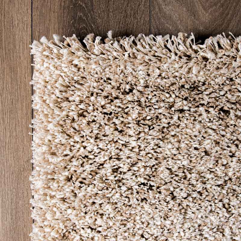 Rugs  -  Twilight White/Linen Shaggy Rug - Multiple Sizes  - 