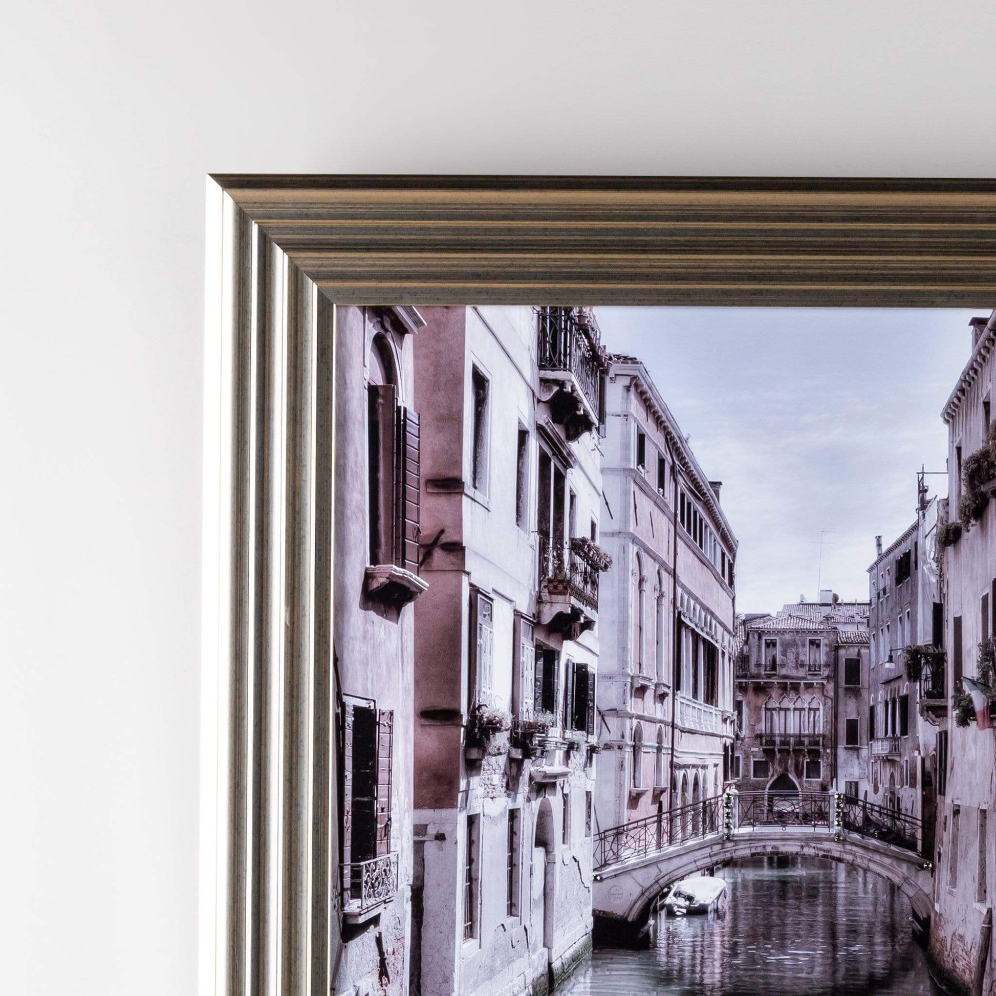 Pictures  -  Venice 2 - Silver Frame 75 X 75Cm  -  50140948