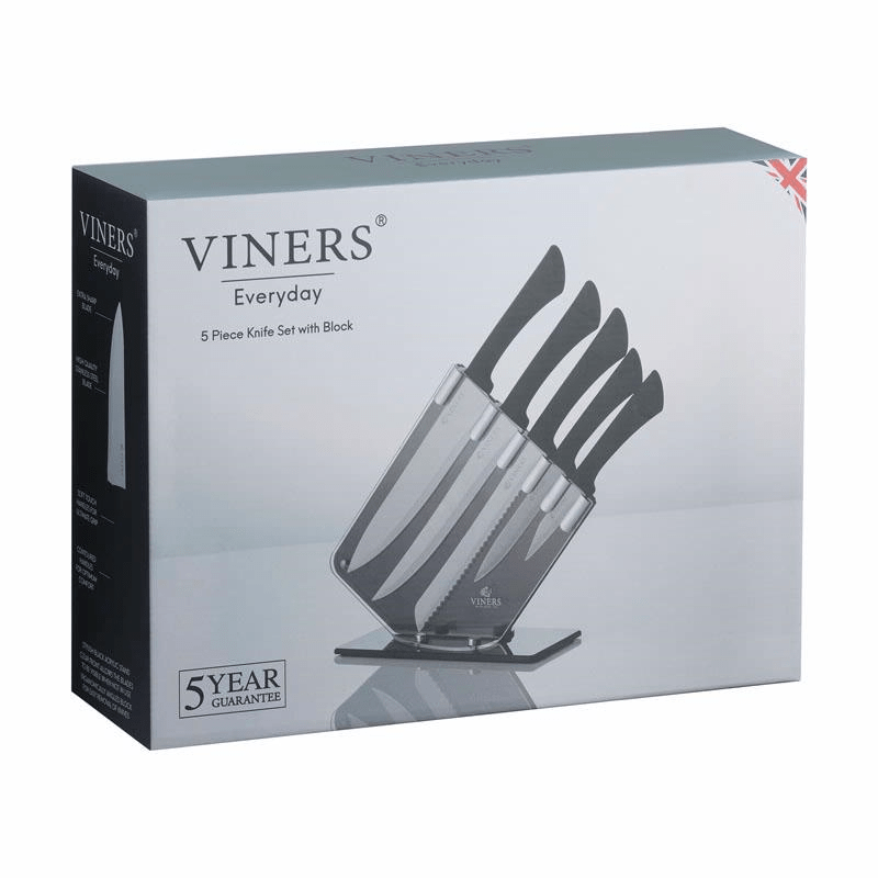 Kitchenware  -  Viners Everyday 5 Knife Block Set  -  50154047