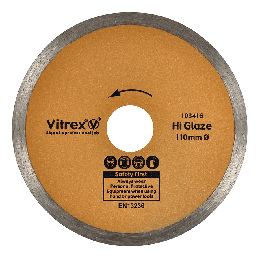 Flooring & Carpet  -  Vitrex Diamond Blade Hi Glaze  -  50063318