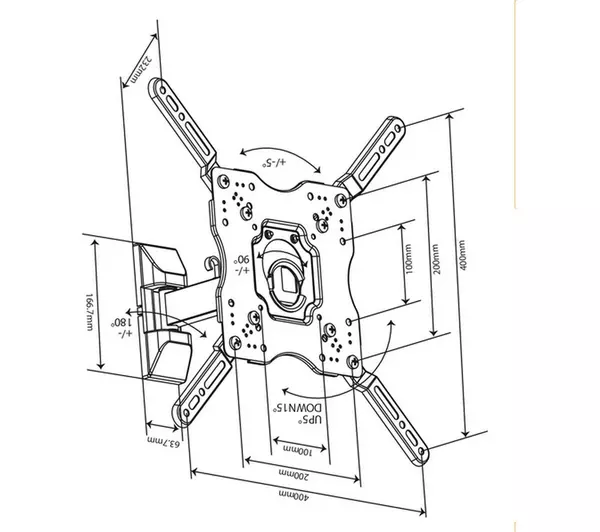 DIY  -  Vivanco Bfmo6040 Tv Wmount Fulmotion 55  -  50145550