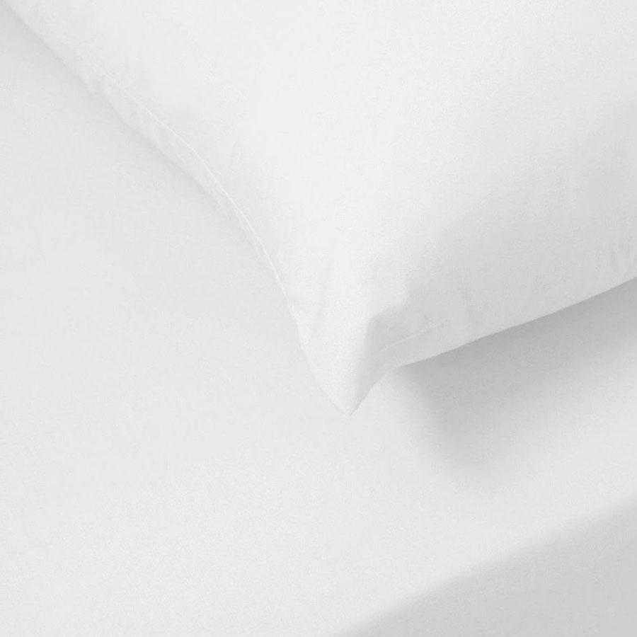 Homeware  -  White 200 Tc Egyptian Cotton Fitted Sheet  - 