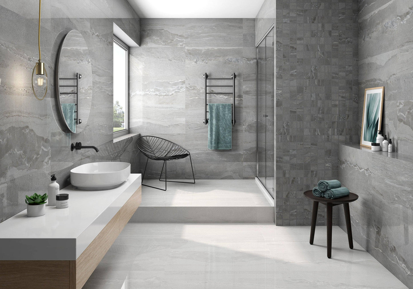 Tiles  -  Whitehall Levi Blanco 60 X 60 Tile  -  50148243