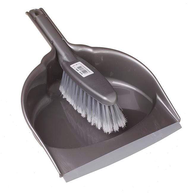Kitchenware  -  Wilson Grey Dustpan And Brush Set  -  50127972