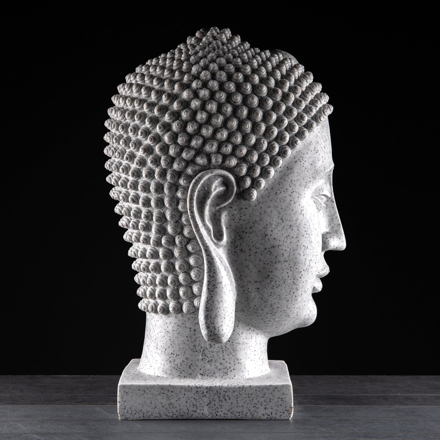 Gardening  -  XL Granite Buddha Head Bust 70cm  -  60002510