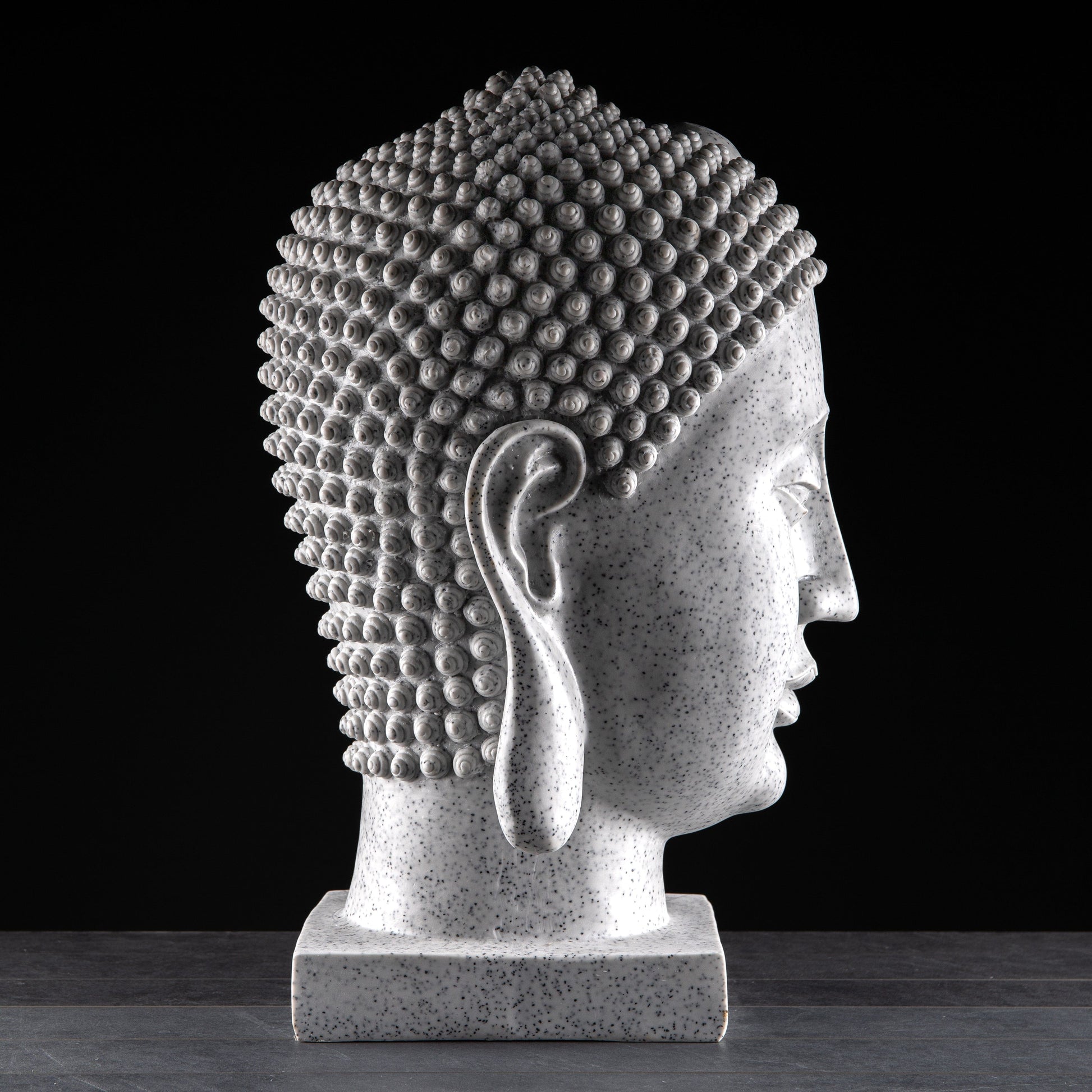 Gardening  -  XL Granite Buddha Head Bust 70cm  -  60002510