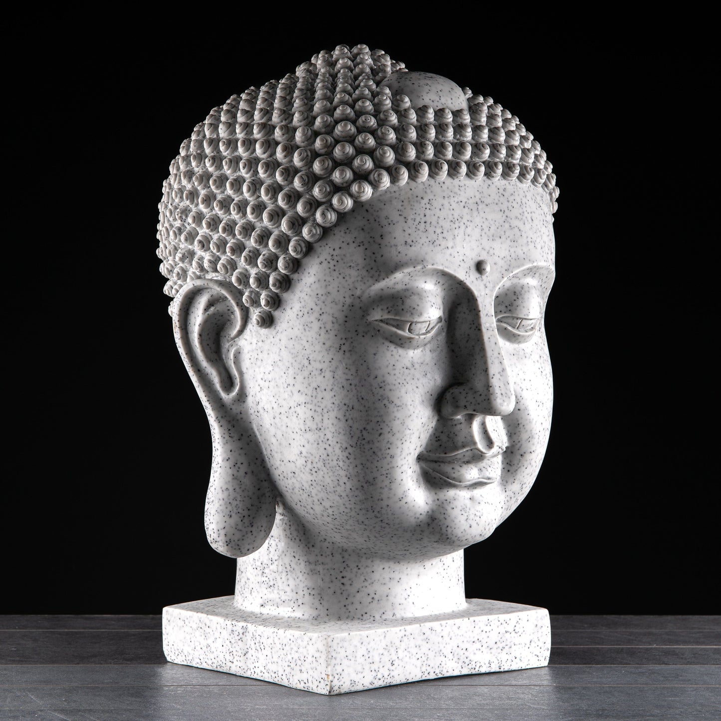 Gardening  -  XL Granite Buddha Head Bust 70cm  -  60002510