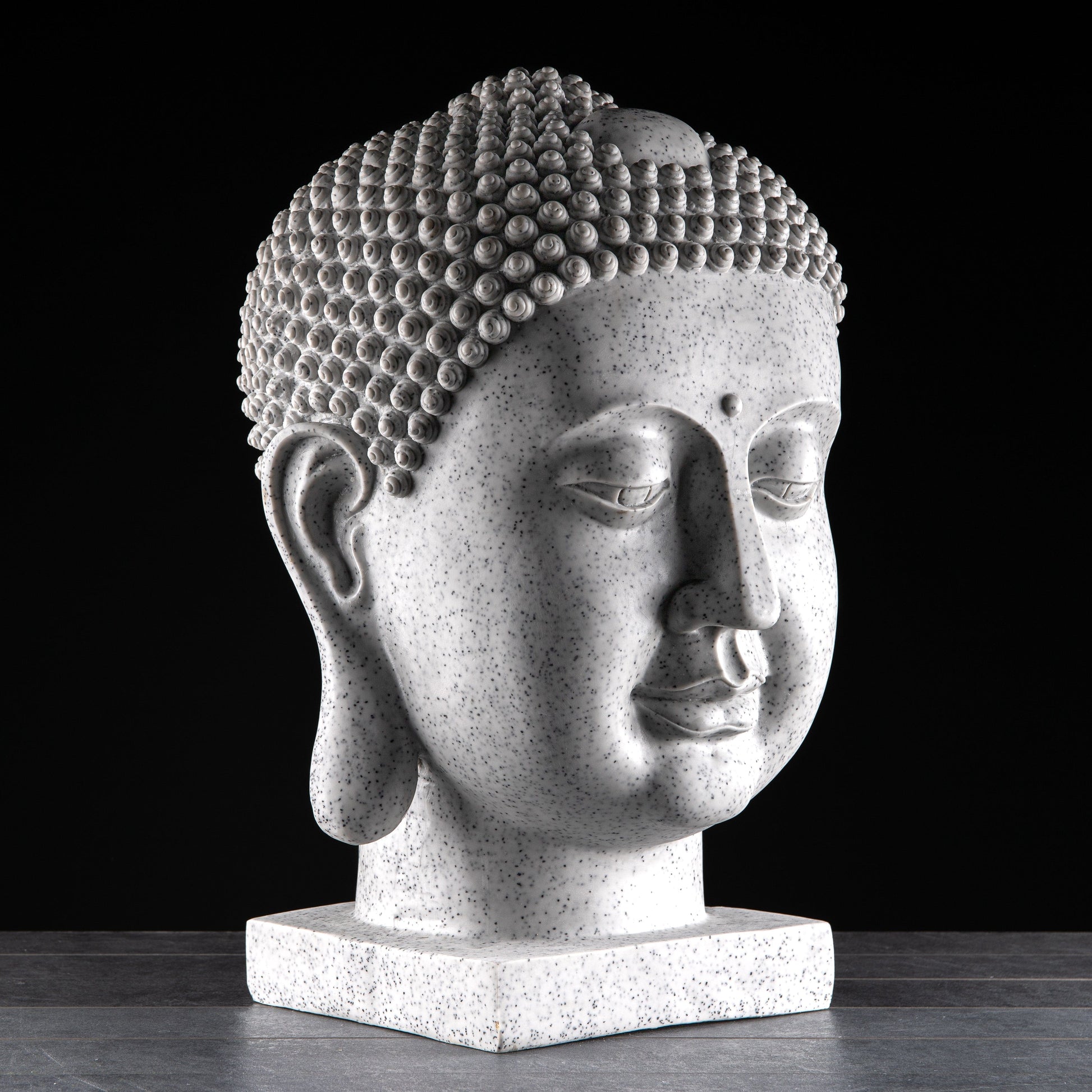 Gardening  -  XL Granite Buddha Head Bust 70cm  -  60002510