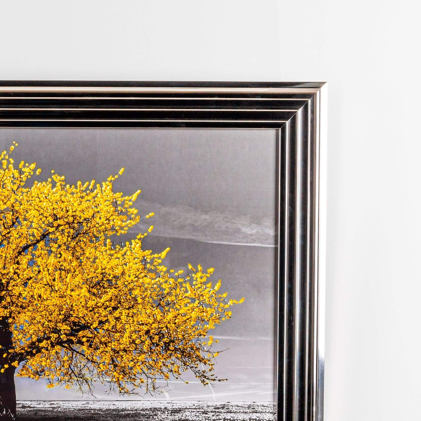 Pictures  -  Yellow Cherry Tree Framed Picture  -  50152123